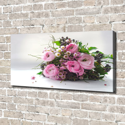 Bouquet Of Roses - No Frame Print on Canvas