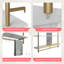 105.5cm W Metal Wall Mounted Shelving Unit