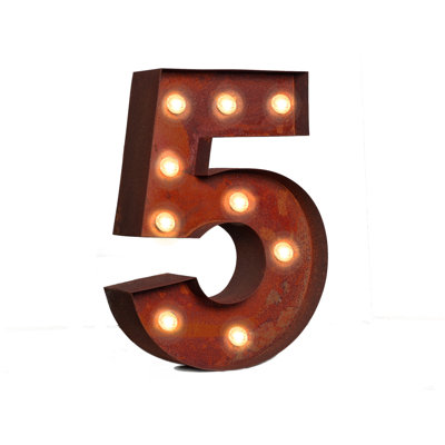 Number 12" LED Marquee Sign