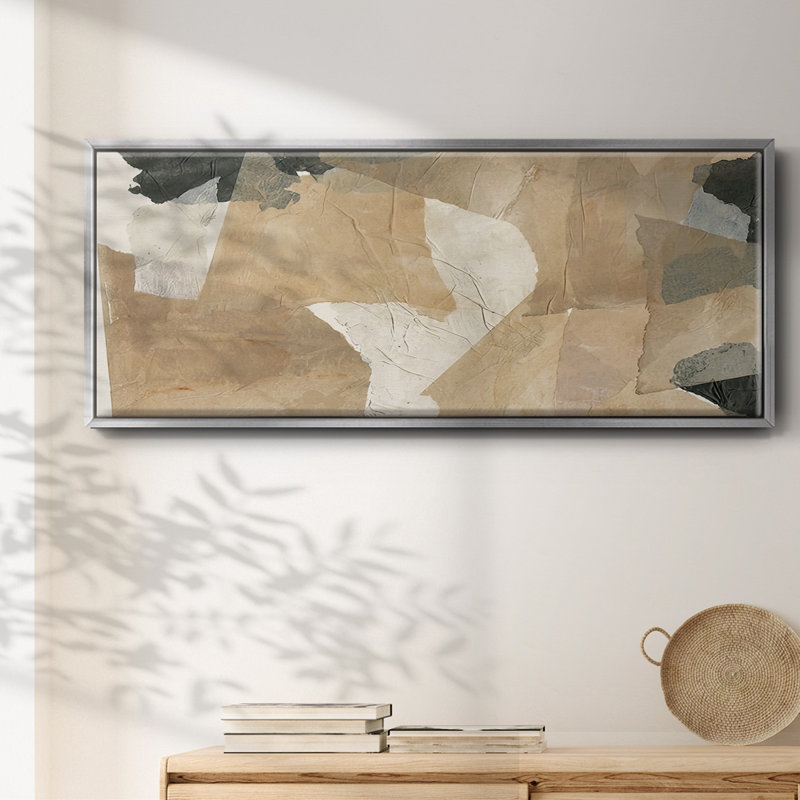 Paper Blur IV - Framed Canvas