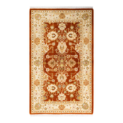 Classic One-of-a-Kind 2' 7" X 4' 7" Hand Knotted Area Rug