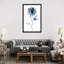 « indigo floral i » par carol robinson, reproduction d’art-49714630-49714623
