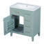 Ensemble de meuble-lavabo 30 po avec évier - Armoire avec tiroirs, structure solide et panneau de fibres à densité moyenne-76366738