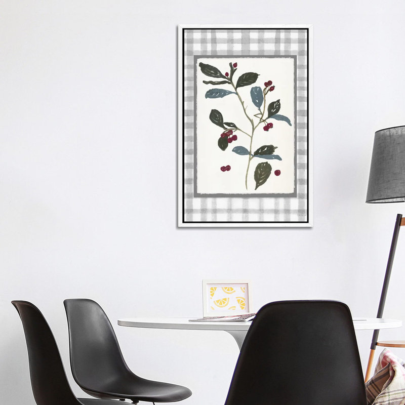 Floral Medley 4 by Stellar Design Studio - Print on Canvas, White Floater Frame, 101.6 cm H x 66.04 cm W