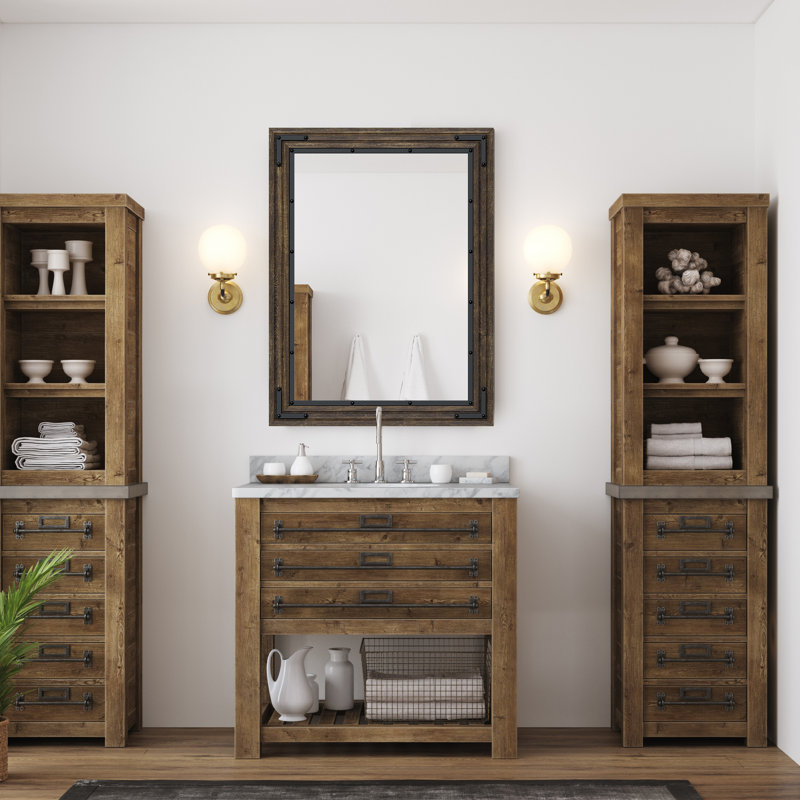 Miroir de salle de bain Callah, 40 po x 30 po