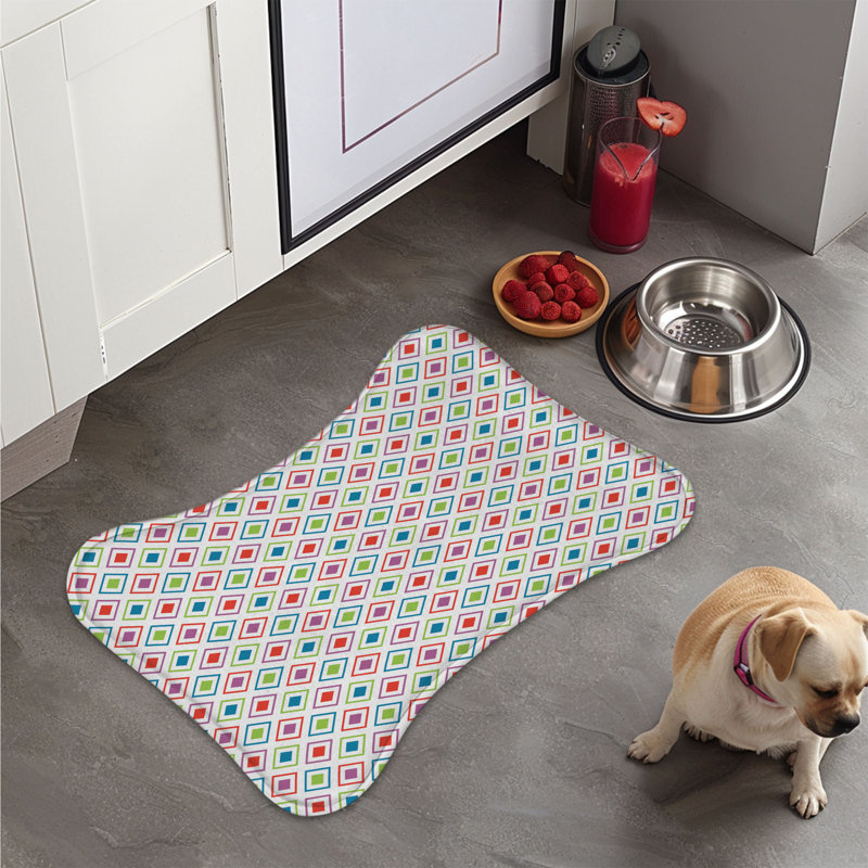 Tapis d'alimentation en os 1 pièce mauve