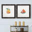 Happy Pear - ensemble de 2 peintures encadrées-1467242074-1467242079