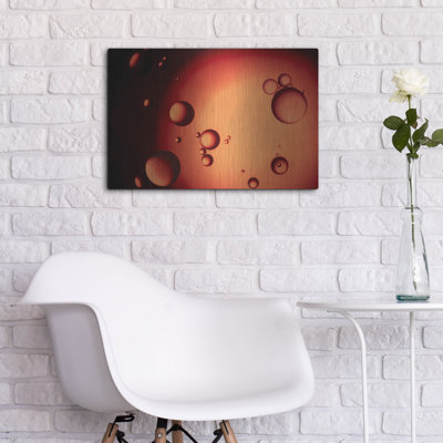  «Oil and Water 11» par Gordon Semmens, art mural en métal