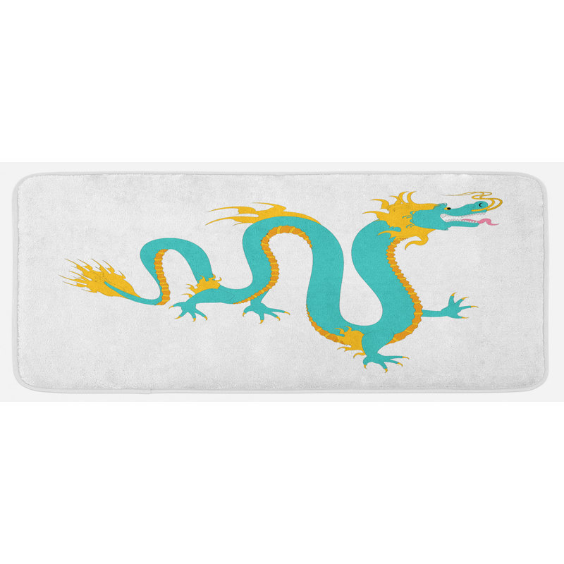 Tapis de cuisine dragon
