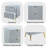 Gaines Gray High Gloss Finish Nightstand