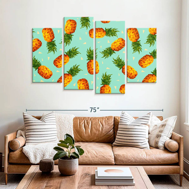 Hipster Pineapples, H 42 po x l 68 po