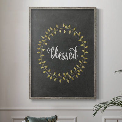 Blessed Framed Print - Solid Wood