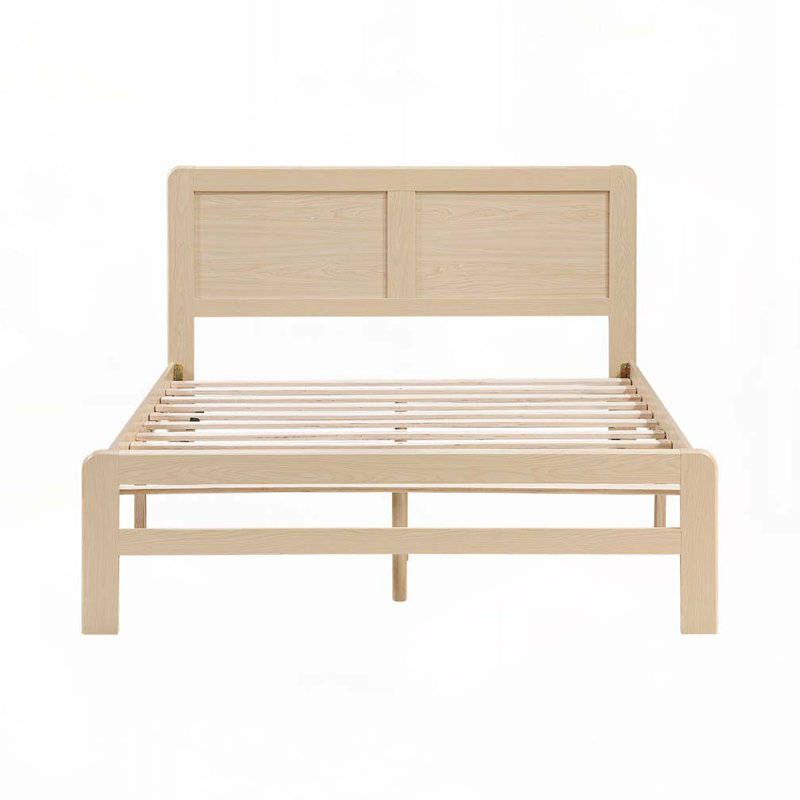 Lit plateforme en bois, Grand