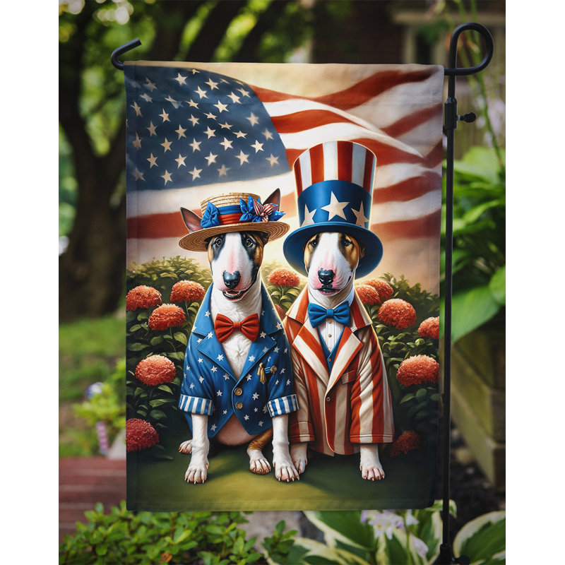 Drapeau All American Garden, Bull-terrier orange