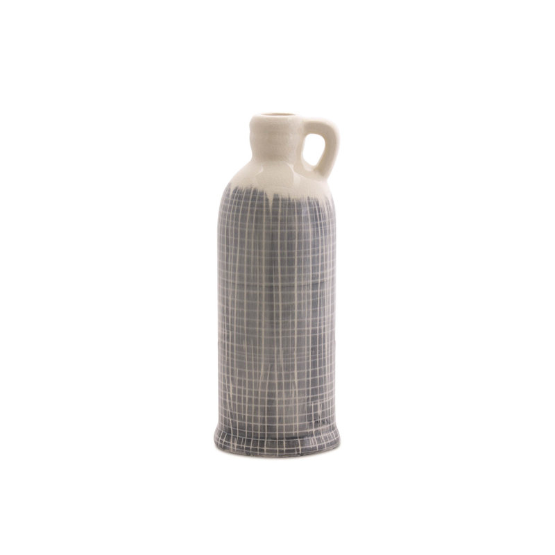 Ensemble de 3 vases de table en terre cuite Merryville, Gris