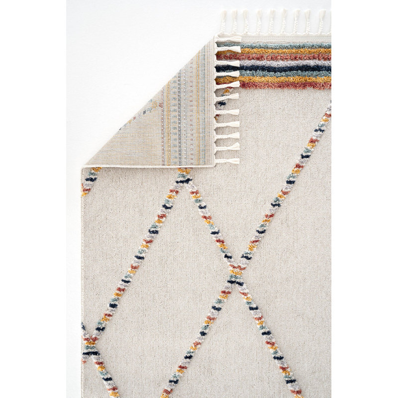 Adamarys Machine Made Indoor / Outdoor Area Rug, Rectangle 5'3" x 7'7"