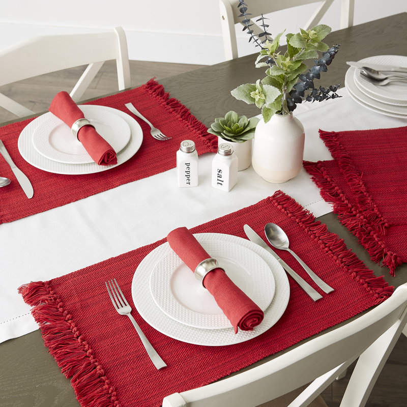 Ensemble de serviettes de table et de placement 8 pièces Wilks