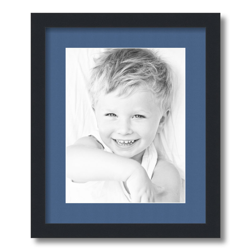 Matte Picture Frame with Mat, Royal