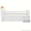 Lit mezzanine en bois avec lumières DEL-108933483