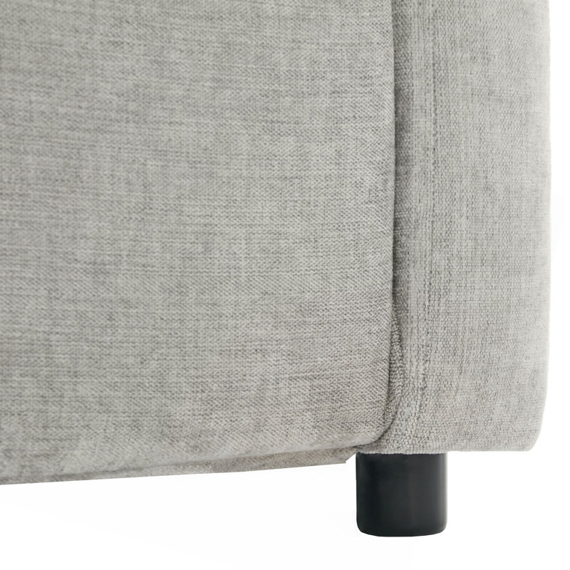 Ensemble de canapé rembourré Cozy, Gris clair