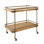 Cash Metal Bar Cart with Wheels