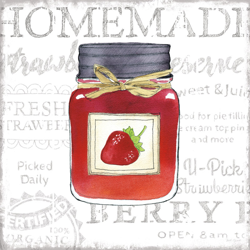 Canning Kitchen I by Beth Grove - Wrapped Canvas Print, 30cm H x 30cm W x 3.8cm D