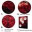 Red Moon Ruby Radiance - impressions sur toile de lune-97055094-97055095