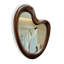 Miroir mural en bois aggloméré Free Form-22510327