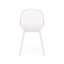 Chaise d'extérieur en polypropylène blanc-1465903776