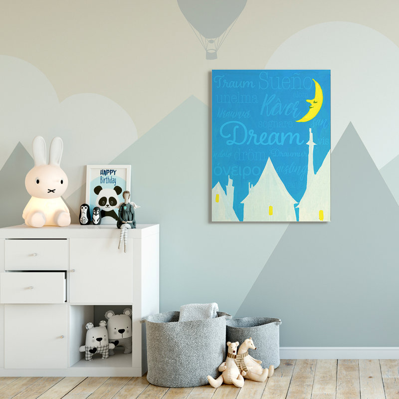 Art lunaire Leppert Dream Home, Toile tendue, H 48 po x l 36 po