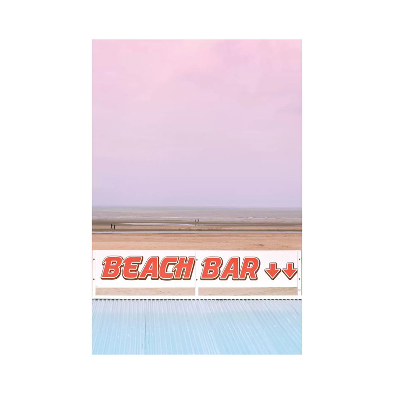 Beach Bar by Beli - Wrapped Canvas Print, 20.32 cm H x 30.48 cm W