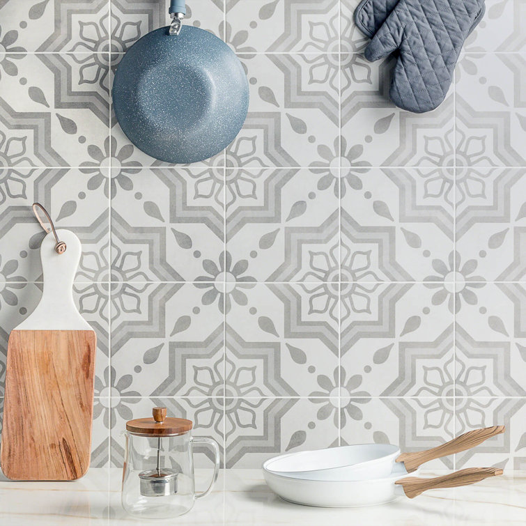 Sintra 9" x 9" Straight Edge Porcelain Singular Subway Floor Use Tile