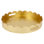 Gold Leaf Round Eloise Tray