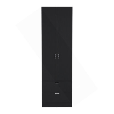 Armoire Marlton, chambre à coucher, noir