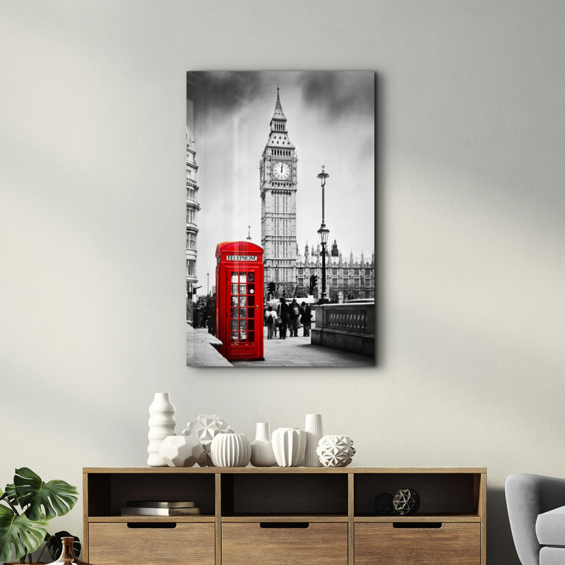 Élégante peinture murale en verre trempé de 13,8 po x 21,7 po | 100% verre trempé, épaisseur: 0,16 pouce | Imprimé UV pour des couleurs éclatantes | Parfait pour la décoration intérieure, le salon et les espaces de bureau