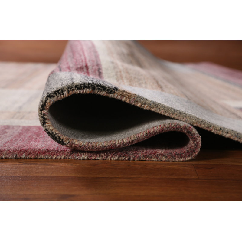 Tapis indien géométrique moderne