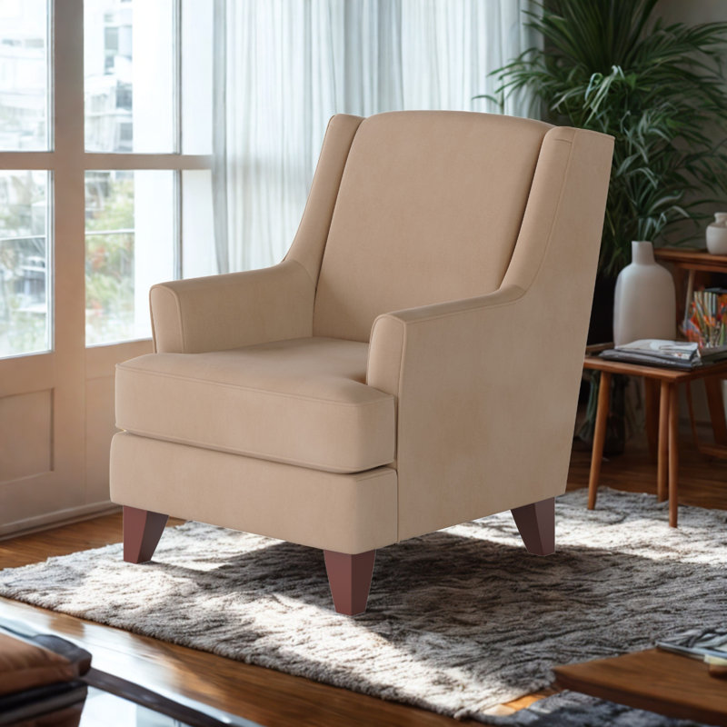 Fauteuil à oreilles Venton, Polyester Bella Bella