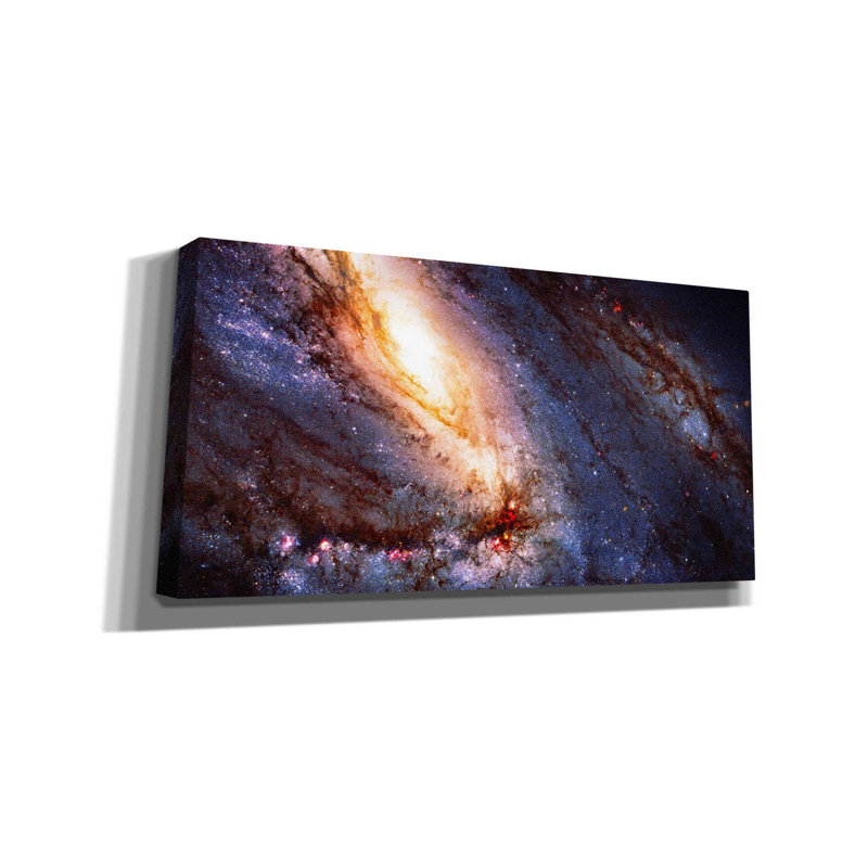 «Messier 66», art mural sur toile télescope Hubble, H 20 po x l 40 po x P 0,75 po