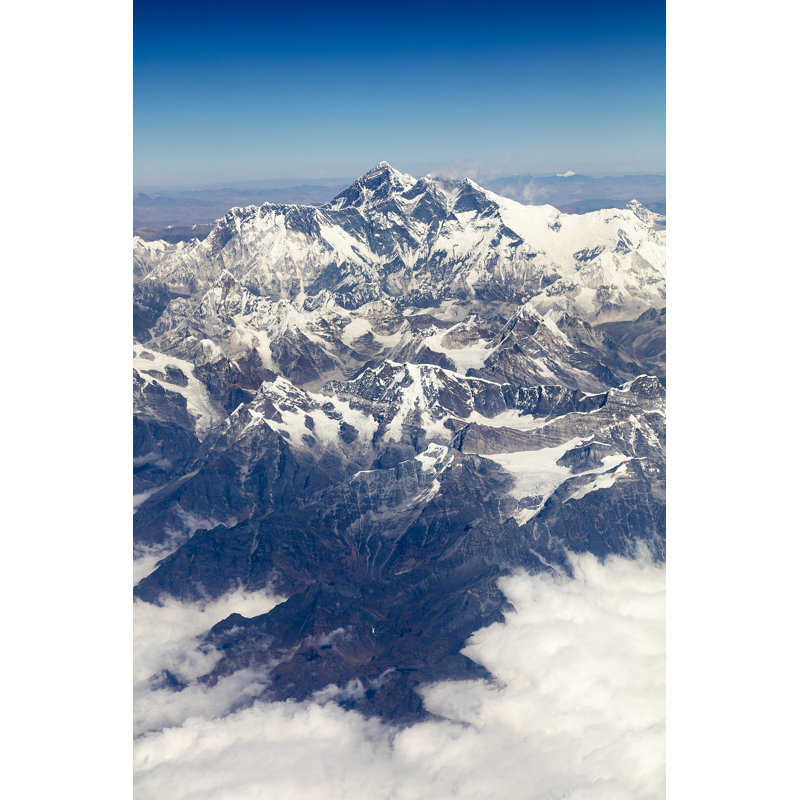 Mount Everest View - Wrapped Canvas Print, 46cm H x 30cm W x 3.8cm D