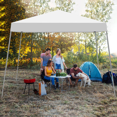 120'' W x 120'' D Metal Pop-Up Canopy