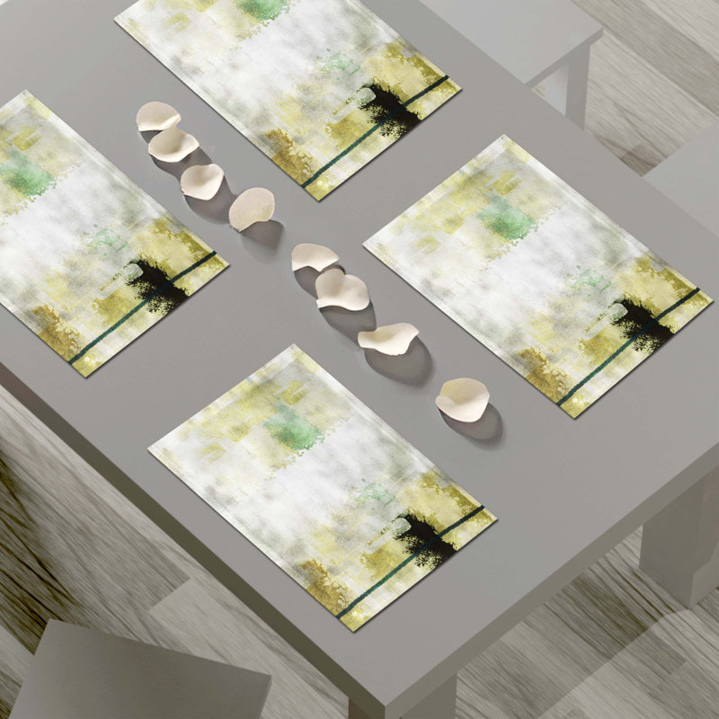 Napperon abstrait en polyester
