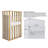 4-Piece Direct-to-Stud Alcove Tub Surround in White