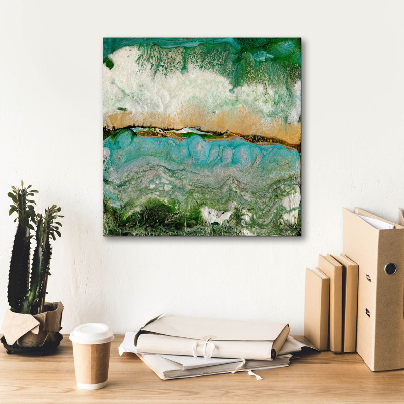 «Tigris» par Alicia Ludwig, art mural sur toile, H 18 po x l 18 po x P 0,75 po