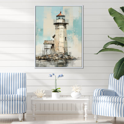 " Gray Minimal Coastal Light House "