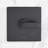 Dean Collection Shower Trim Only: 6" Round Shower Head, Single Handle Set & Rough-in Valve Included - Matte Black-92461026