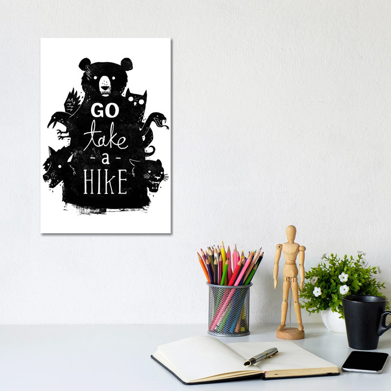 Go Take A Hike by Michael Buxton - Wrapped Canvas Print, 20.32 cm H x 30.48 cm W