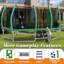 Trampoline carré extérieur 8x14ft-116003120