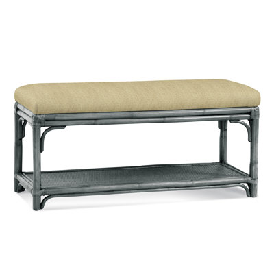 Banc de rangement en osier Summer Retreat