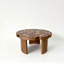 Table de bout ronde Mid-Century unique