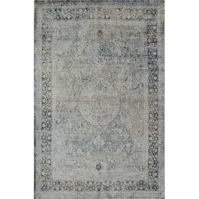 Tapis abstrait brun clair Anthony